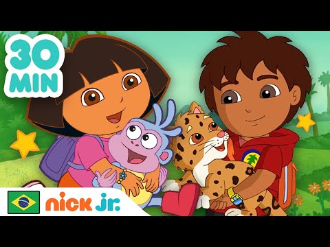 Dora the Explorer | Dora, a Aventureira - Aventuras 30 Minutos! | Nick Jr. em Português