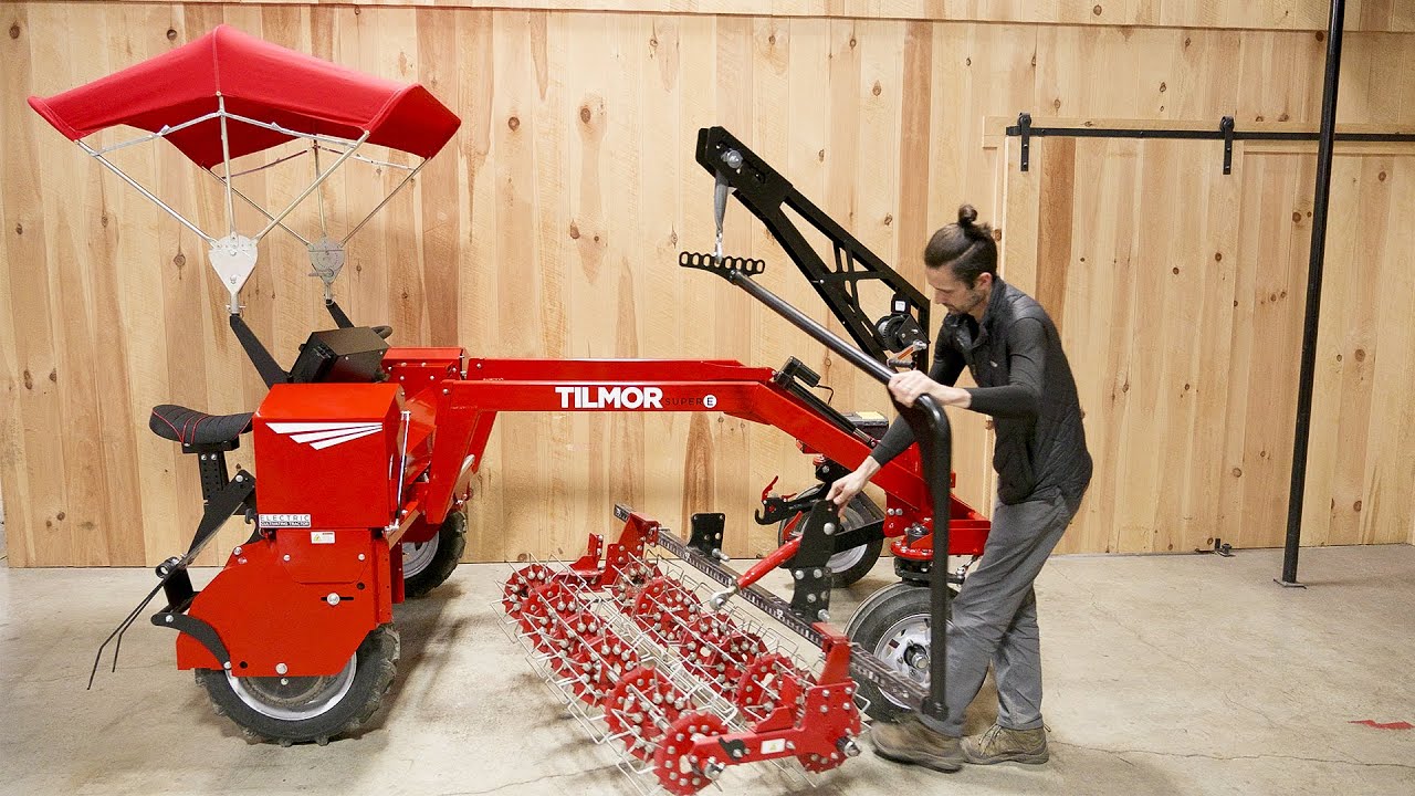 How Fast Can You Change Tools on this Electric Cultivation Tractor? (Spoiler: Very Fast)