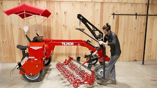 How Fast Can You Change Tools on this Electric Cultivation Tractor? (Spoiler: Very Fast)
