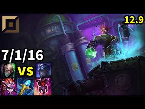 Singed Top vs Shen - EUW Master | Patch 12.9