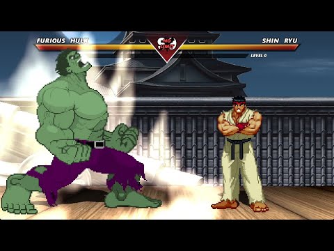 SHIN RYU vs FURIOUS HULK- The Greatest Fight of All Time !!