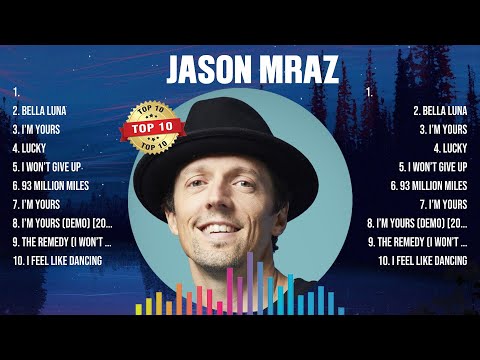 Jason Mraz Top Of The Music Hits 2024 - Most Popular Hits Playlist