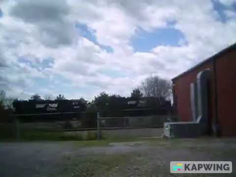 8 Years Ago Today: NS P60 w/ SD40-2s 3209 LHF & 6107 East Oyama Yard, NC 4/7/16 NEAT!!!