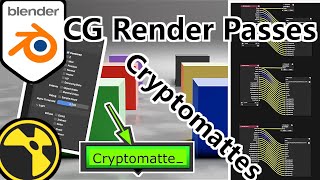 How to render CG passes and Cryptomatte in Blender