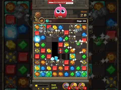 Jewels Temple-Quest 💎 Level 236 ⭐⭐⭐ - 2022 Match 3 Game no Booster 👑 Android Gameplay ✅