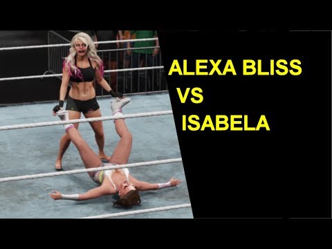 WWE 2K19 Alexa Bliss vs Isabela Morales - Knockout Match