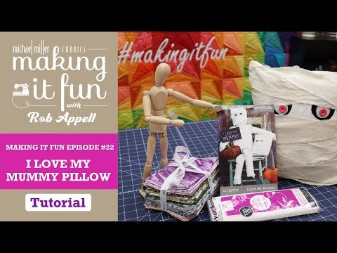 I love My Mummy Pillow - Michael Miller Fabrics' Making it Fun #22