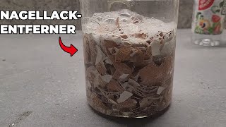 Ich habe aus ESSIG und EIERSCHALEN Nagellackentferner gemacht