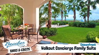Italian Oceanfront Walkout Concierge Family Suite RW | Beaches Turks & Caicos Tour & Review 4K