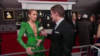 Céline Dion cita Shakira em entrevista no Grammy 2017