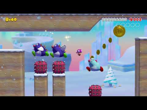 Squeak + Snow (20sec) by はに一☆あんどみるく [Super Mario Maker 2]