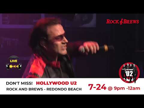 HOLLYWOOD U2 chegando ao Rock and Brews