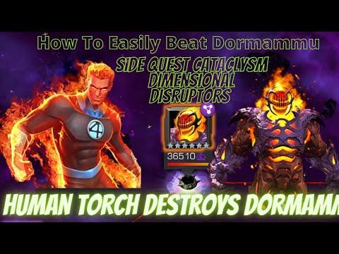 MCOC How To Beat Dormammu Easily | Human Torch | Side Quest Cataclysm | Marvel Contest of Champions