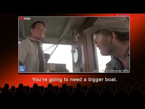 電影英語：你需要一艘更大的船。 (English @ the Movies: You're going to need a bigger boat)