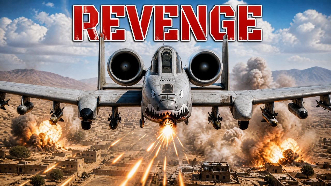 Iran Fired On U.S. Troops So America Sent In The A-10 WARTHOG!