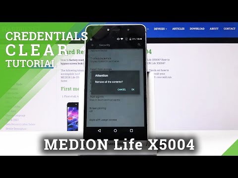 How to Clear Credentials on MEDION Life X5004 – Control your Trusted Certificates