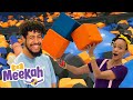 NEW Meekah Sky Zone Flips Educational Videos For Kids Blippi And Meekah Kids TV