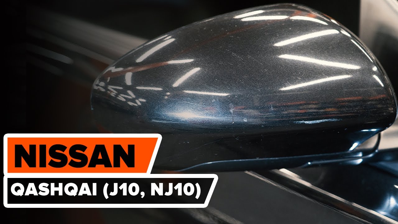 Slik bytter du sidespeil på en Nissan Qashqai J10 – veiledning