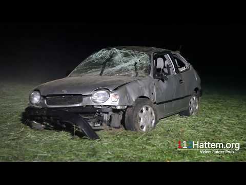 Zwaargewonde bij ernstig ongeval op de Kanaalweg bij Epe - ©112Hattem.org