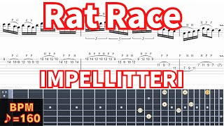 Rat Race Guitar Solo TAB + fretboard【IMPELLITTERI 】