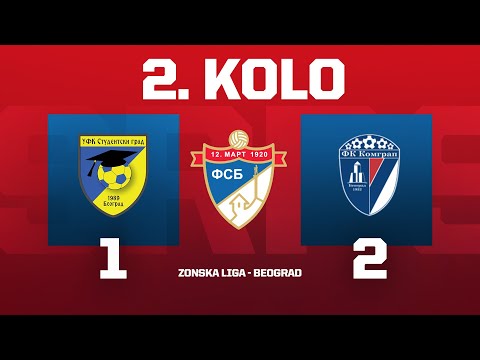 STUDENTSKI GRAD - KOMGRAP (29. 08. 2025.) Zonska liga Beograd, 2. Kolo
