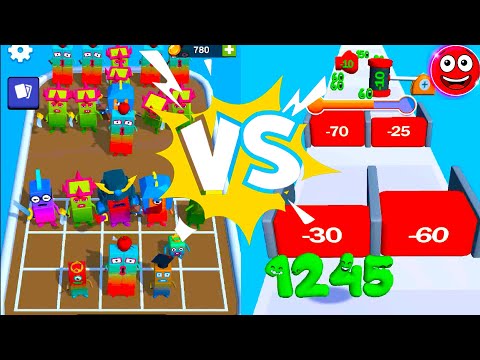 Merge Number Block vs Number Master Run | All Level Gameplay