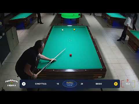 A.CINOTTI VS F.BEGO - STECCA - 2024/25 - 2° TROFEO PALABILIARDO - 19/06/2025