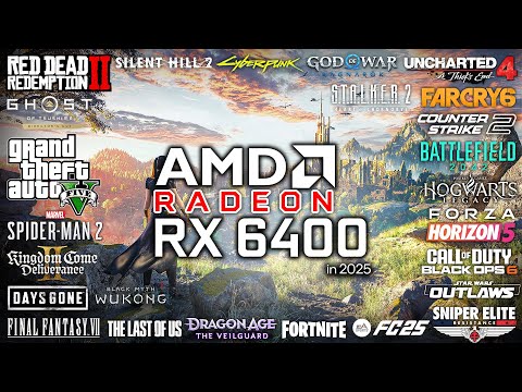 RX 6400 in 2025 - Test in 38 Games