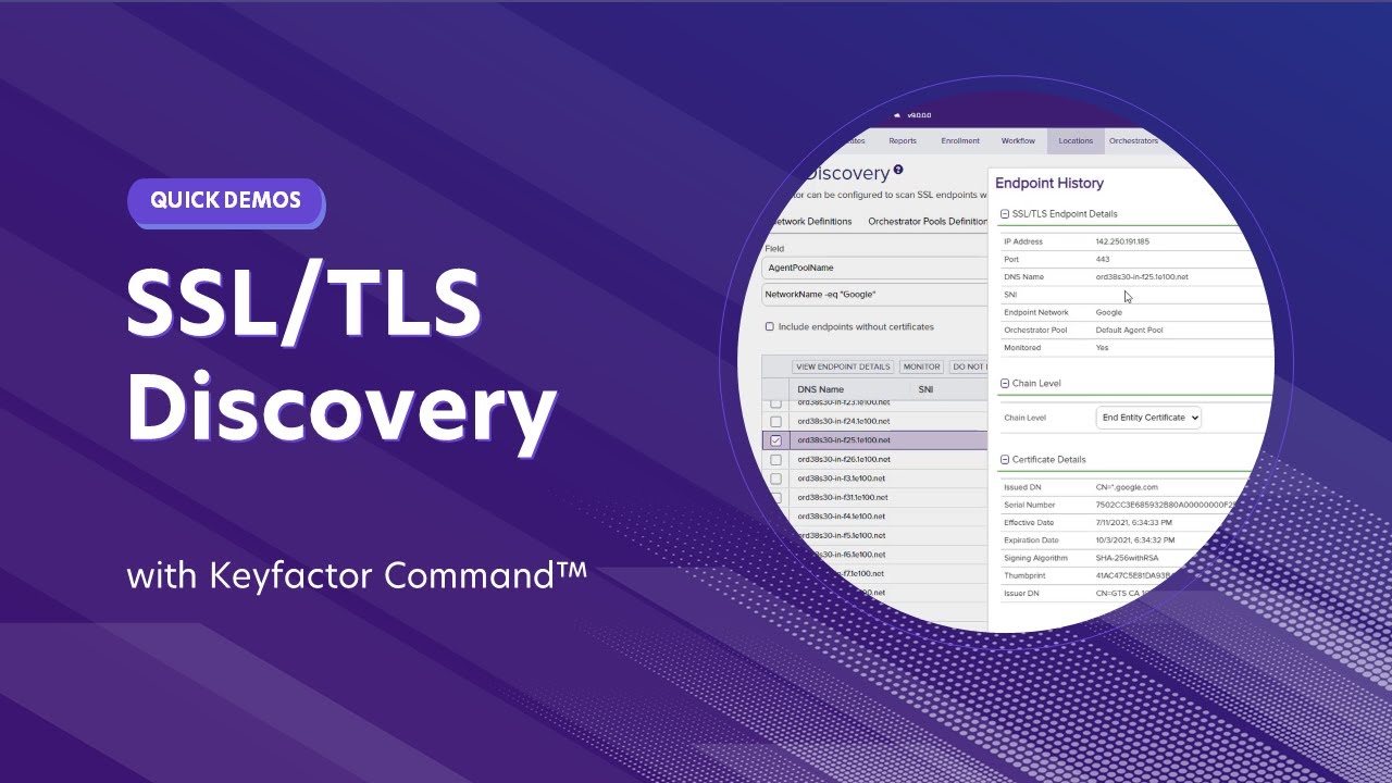 SSL/TLS Network Discovery