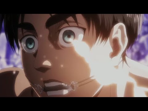Eren sees the memories of his father