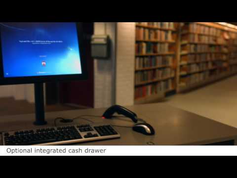 Staff station for libraries – Axess Staff Station 880