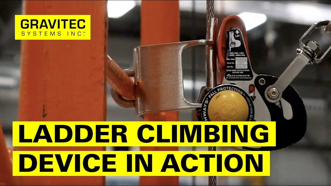 Ladder Climbing Device in Action!