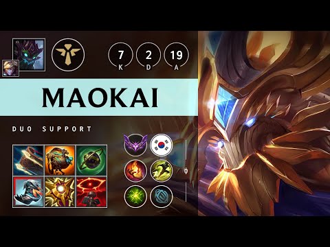 Maokai Support vs Rell - KR Master Patch 25.06
