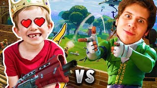 GONZALO el NIÑO RATA se PELEA CON ELRUBIUS 😂 - TROLLEO en FORTNITE