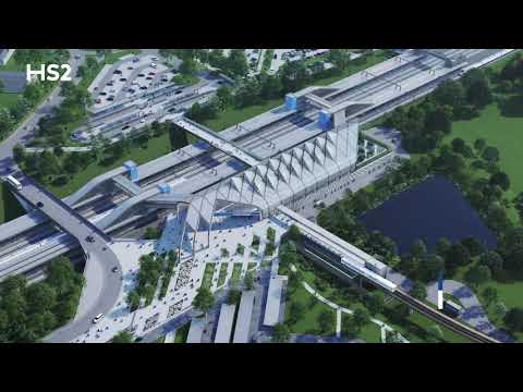 HS2 Interchange station animation