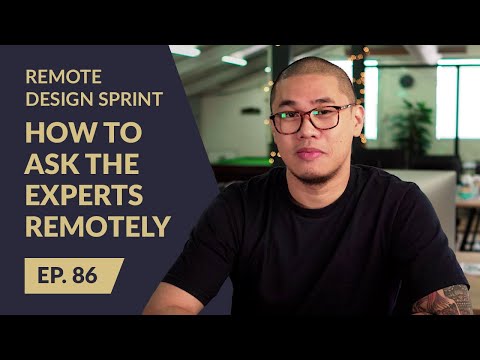Remote Design Sprint – How to Ask the Experts remotely
