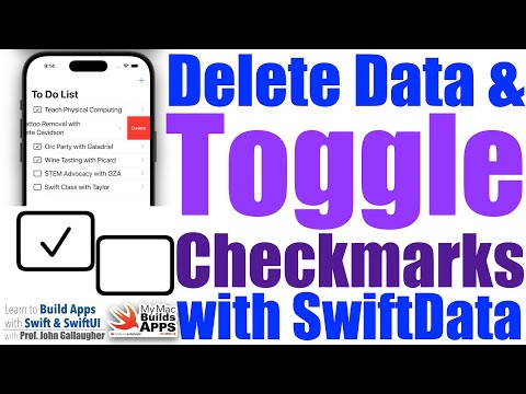 Ch. 5.6 Deleting and Updating Checkmarks with SwiftData (Updated!)