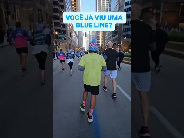 Você já viu uma blue line? #maniadecorrida