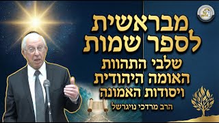 מבראשית לספר שמות: ארבעת שלבי התהוות האומה היהודית ויסודות האמונה | הרב מרדכי נויגרשל - שיעור שבועי (ארגון קול הלשון) - התמונה מוצגת ישירות מתוך אתר האינטרנט יוטיוב. זכויות היוצרים בתמונה שייכות ליוצרה. קישור קרדיט למקור התוכן נמצא בתוך דף הסרטון