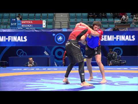 1/2 Men's GP No-Gi - 77 kg: A. BAKYTOV (KAZ) v. I. BESLEAGA (MDA)