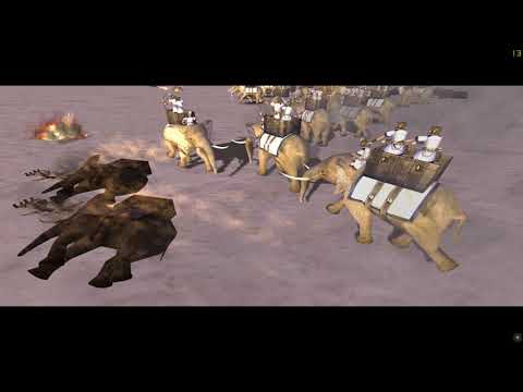 Rome Total War - 300 Onagers vs. 500 War Elephants