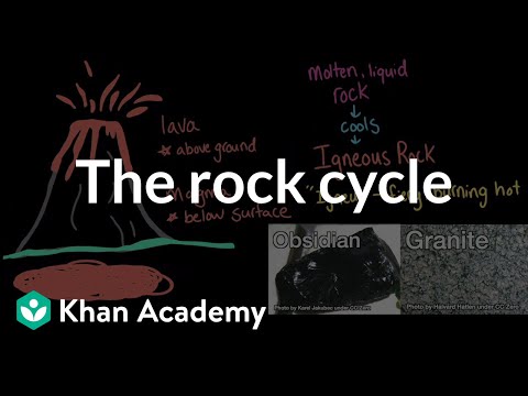 The rock cycle | The geosphere | Middle school Earth and space science | Khan Academy