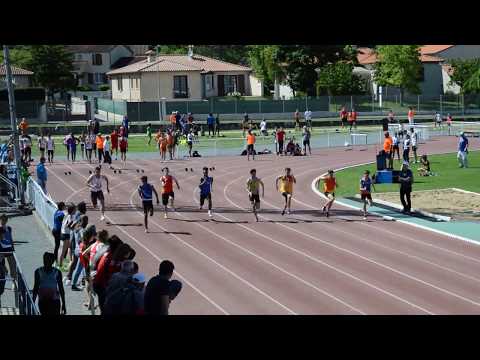 100m SEM N2A (série 2) - Finale Interclubs N2 2017 à Castres