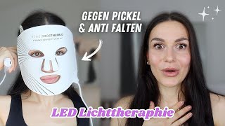 Neu! LED Maske fürs Gesicht im Live Test (Haut verbessern & Glow Up)