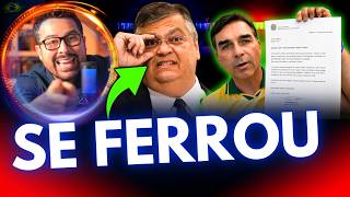 Dino corre pra ferrar Flávio Bolsonaro e acaba tomando invertida