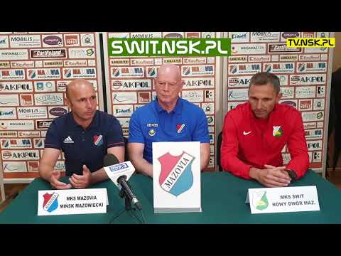 tv.nsk.pl 2020-07-11 Mazovia Mińsk Maz.  - Świt Nowy Dwór Maz. 0:2 (0:0) - konferencja po meczu