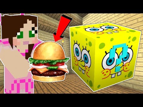 Minecraft: SPONGEBOB *MEMES* LUCKY BLOCK MOD!!! (SPONGEBOB, PATRICK, & KRABBY PATTIES!) Mod Showcase