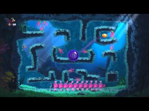 Rayman Legends Playthrough Part 87 - [Back To Origins] Sea Of Serendipity Beware Of The Mini Murray