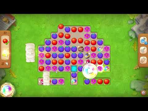 Gardenscapes level 23 No Boosters - 12 Moves 🌱 Gameplay Walkthrough (Android, iOS) Playrix