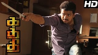 Kaththi Movie scenes  Vijay Fights with British Wo